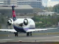 IBEX BombardierCRJ100 RWY32L Takeoff---JA01RJ