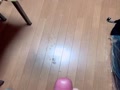 立って大量射精